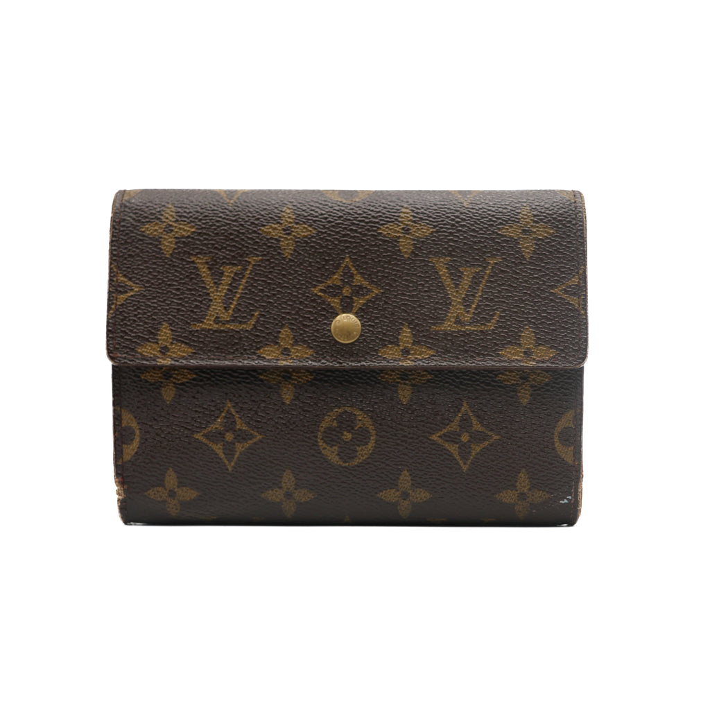 Louis Vuitton Portefeuille Porte Trésor Monogram Marron