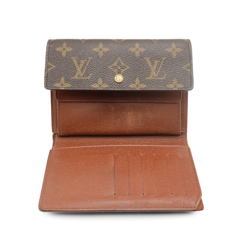 Louis Vuitton Portefeuille Porte Trésor Monogram Marron