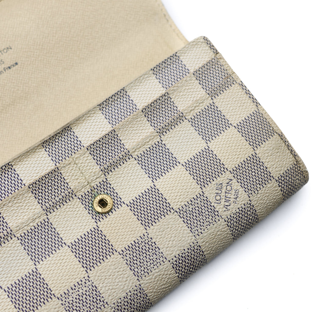 Louis Vuitton Portefeuille Sarah Damier Azur