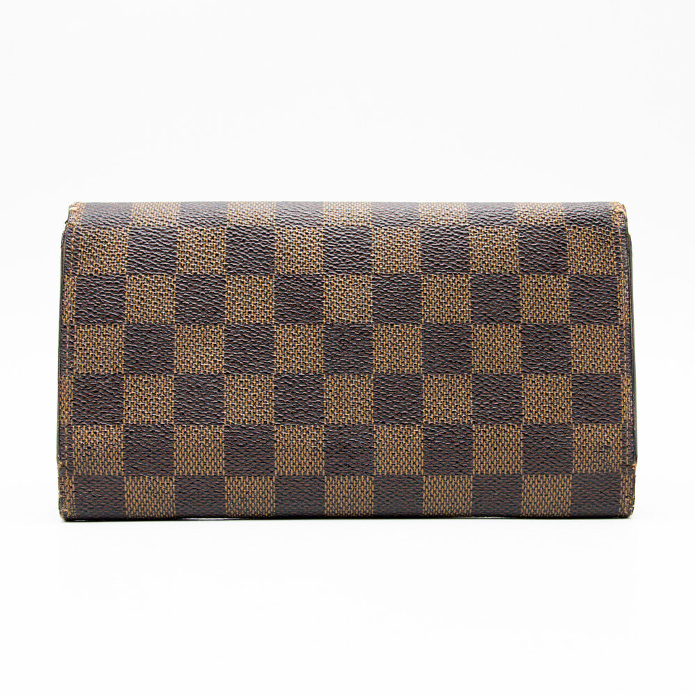 Louis Vuitton Portefeuille Sarah Damier Marron