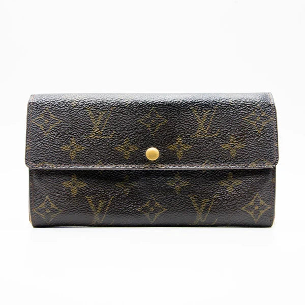 Louis Vuitton Portefeuille Sarah Monogram Marron