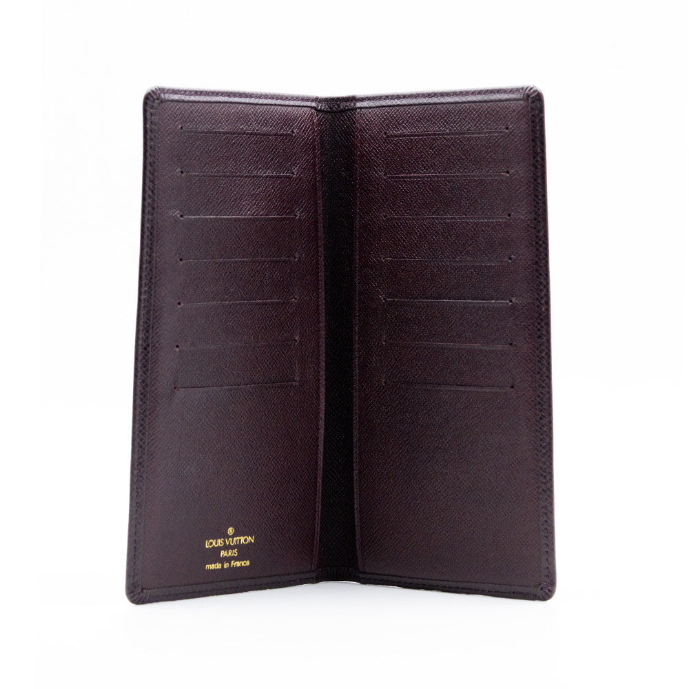 Louis Vuitton Portefeuille Taiga Epi Marron