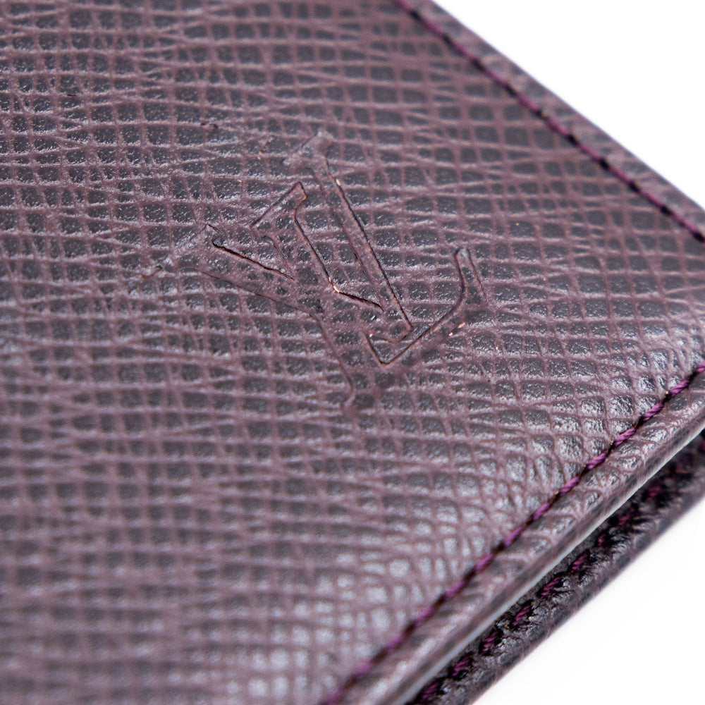 Louis Vuitton Portefeuille Taiga Epi Marron