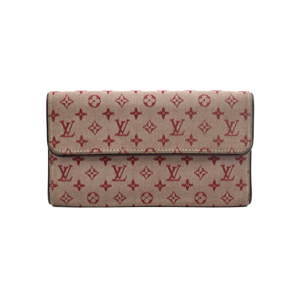 Louis Vuitton Portefeuille Trésor Monogram Lin Rose