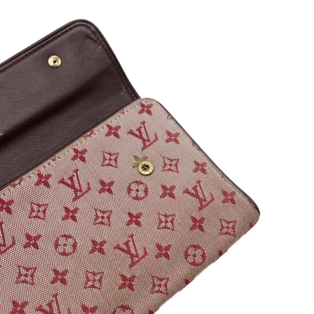 Louis Vuitton Portefeuille Trésor Monogram Lin Rose
