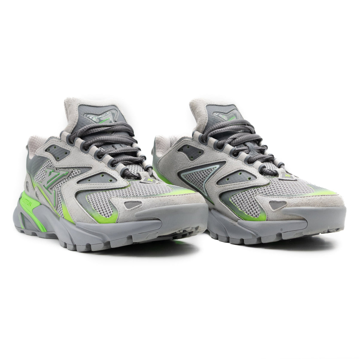 Louis Vuitton Runner Tatic Sneakers 'Grey Neon Green'