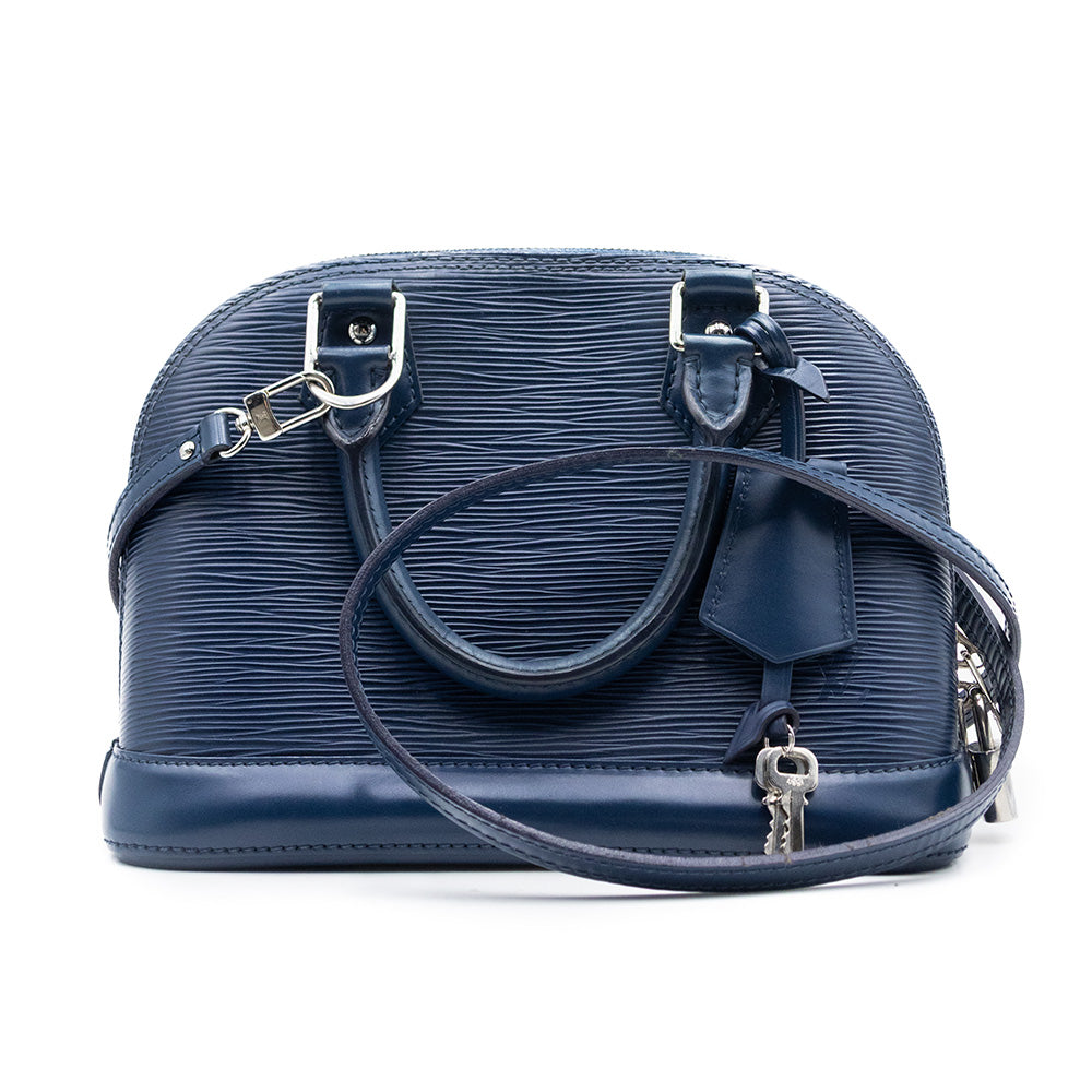 Louis Vuitton Sac à main Alma BB Epi Bleu Marine