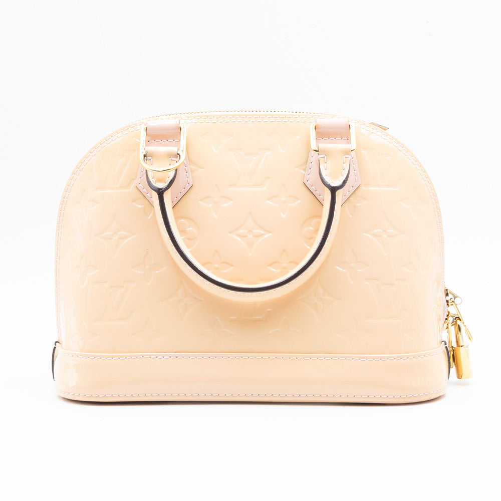 Louis Vuitton Sac à main Alma BB Vernis Beige