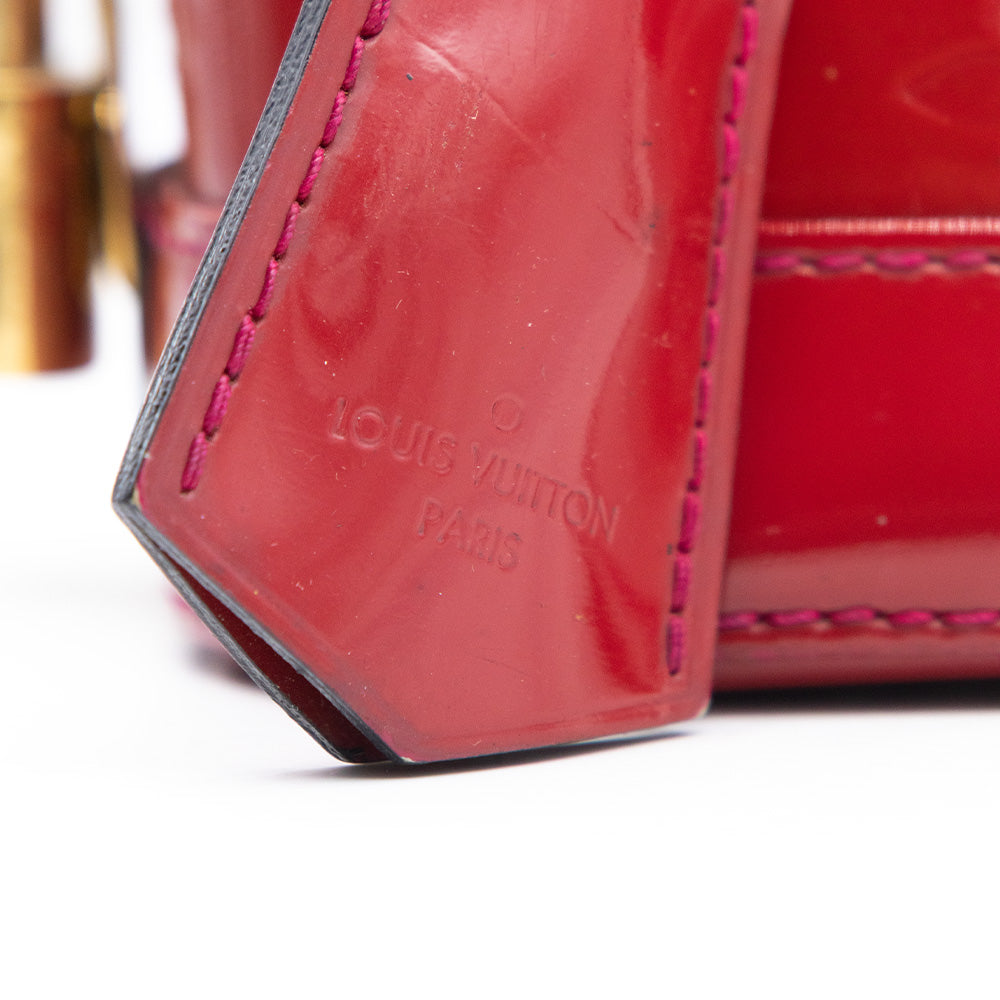 Louis Vuitton Sac à main Alma BB Vernis Rouge
