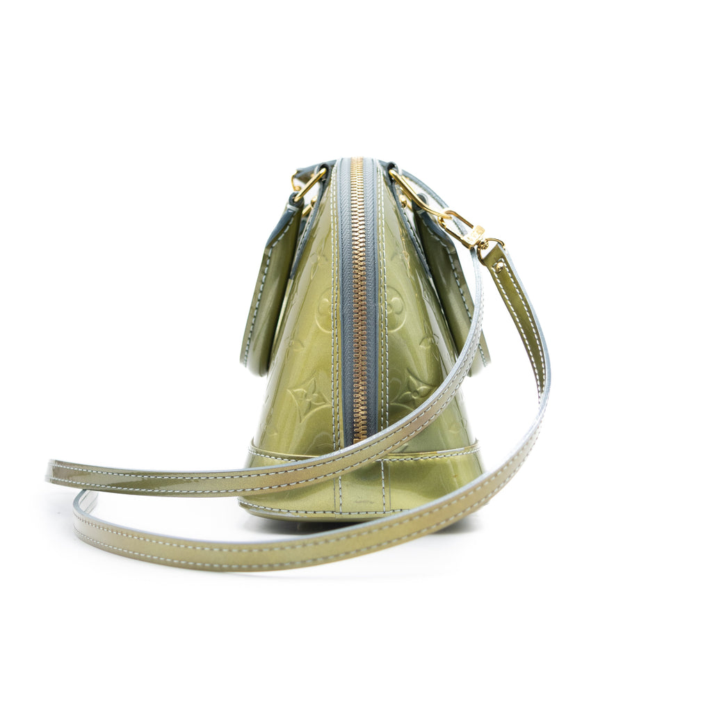 Louis Vuitton Sac à main Alma BB Vernis Vert Olive