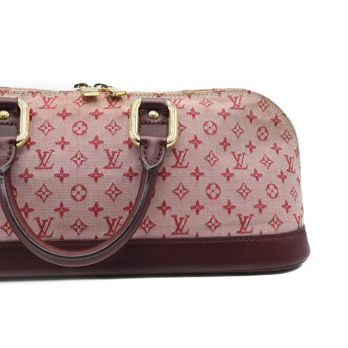 Louis Vuitton Sac à main Alma Long Monogram Lin Rose
