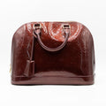 Louis Vuitton Sac à main Alma PM Vernis Aubergine
