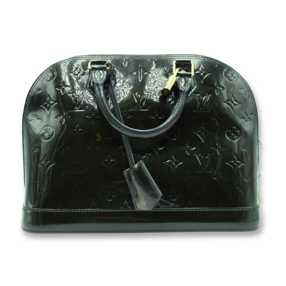 Louis Vuitton Sac à main Alma PM Vernis Aubergine