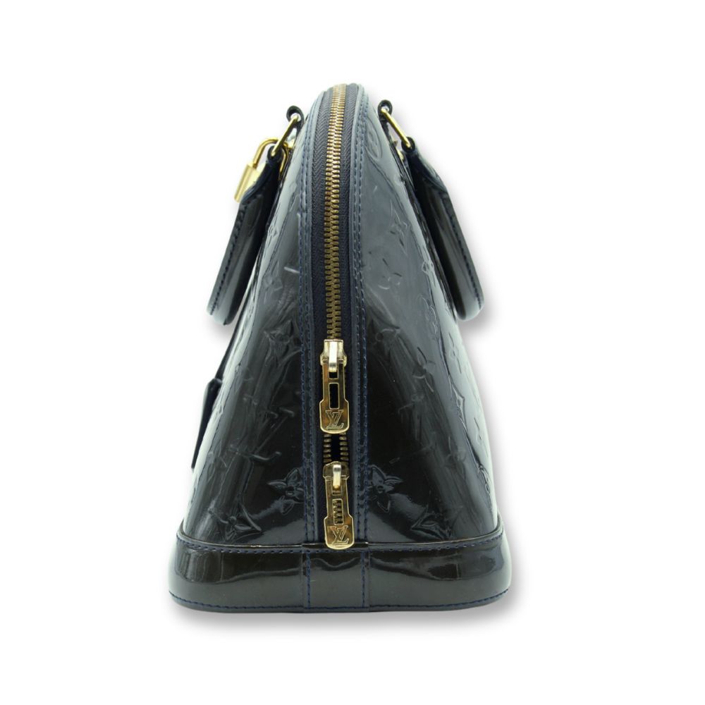 Louis Vuitton Sac à main Alma PM Vernis Aubergine
