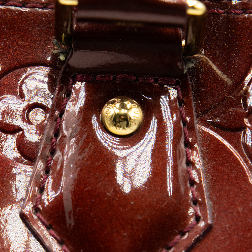 Louis Vuitton Sac à main Alma PM Vernis Aubergine