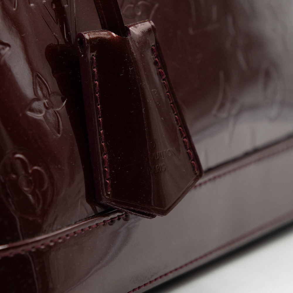 Louis Vuitton Sac à main Alma PM Vernis Aubergine