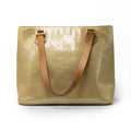 Louis Vuitton Sac à main Houston Vernis Beige