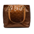 Louis Vuitton Sac à main Houston Vernis Marron