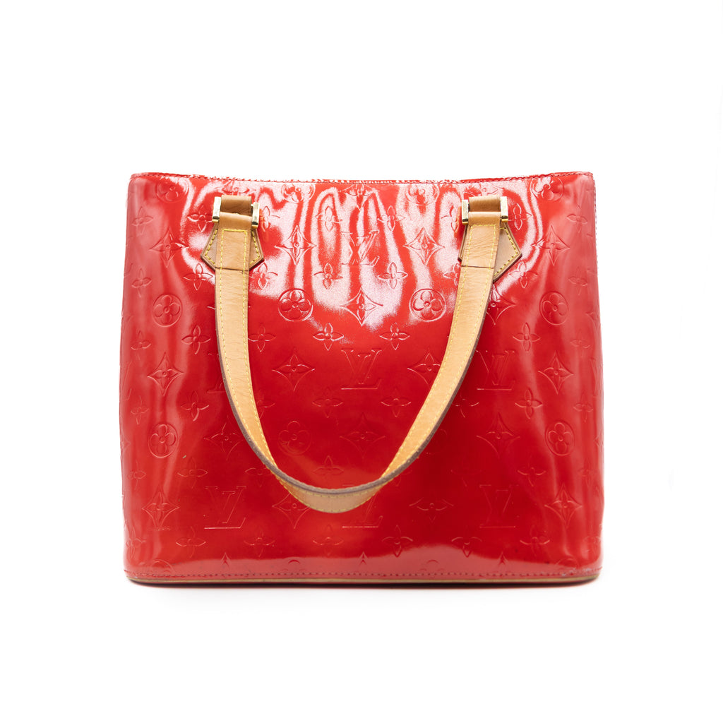 Louis Vuitton Sac à main Houston Vernis Rouge