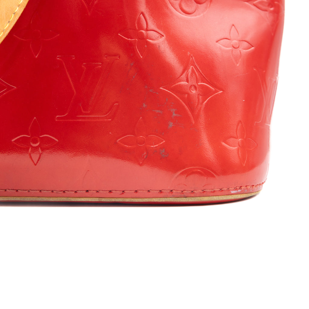 Louis Vuitton Sac à main Houston Vernis Rouge