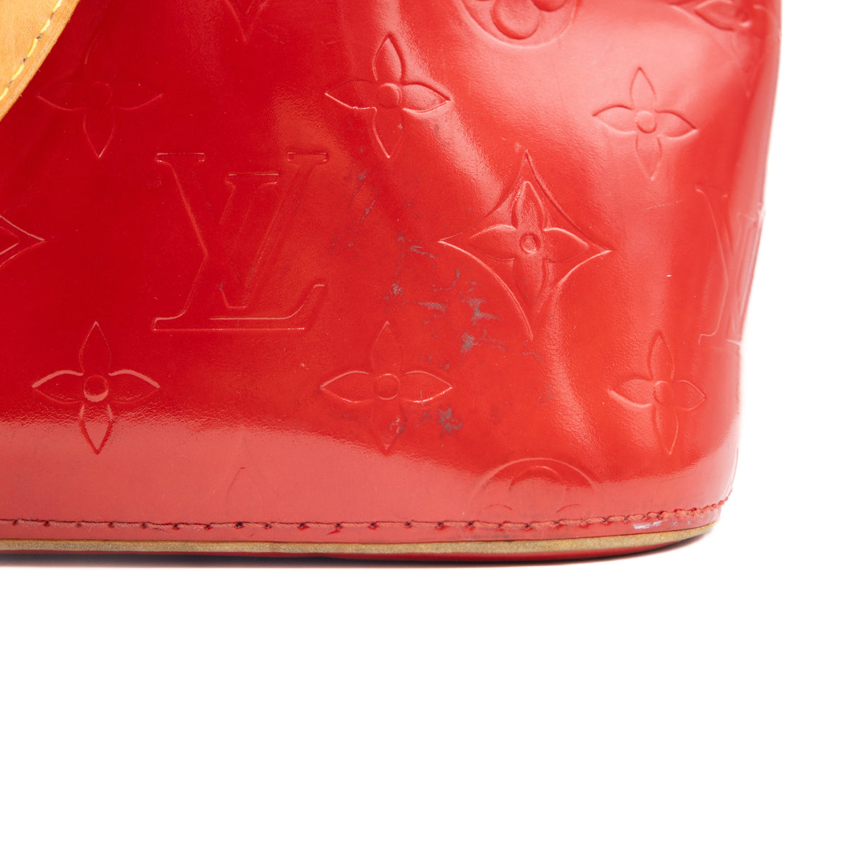 Louis Vuitton Sac à main Houston Vernis Rouge