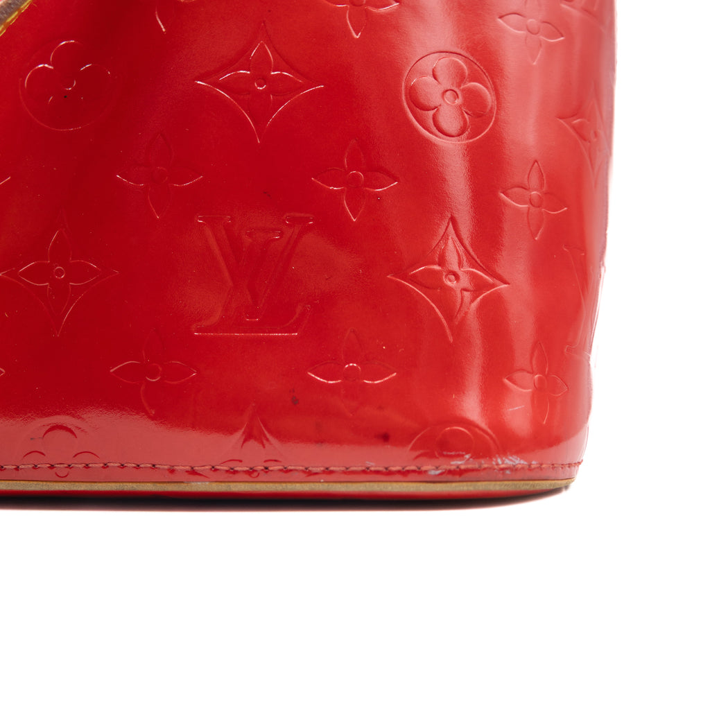 Louis Vuitton Sac à main Houston Vernis Rouge