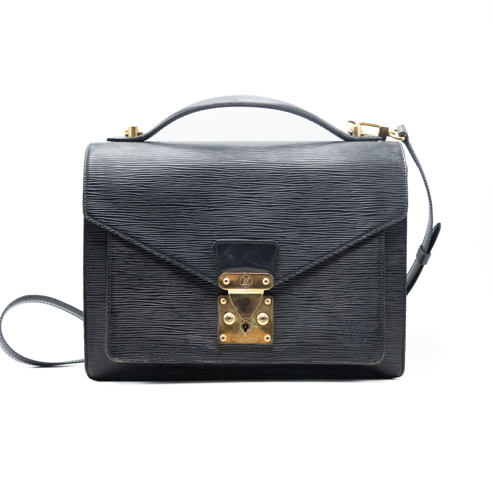 Louis Vuitton Sac à Main Monceau 28 Epi Noir