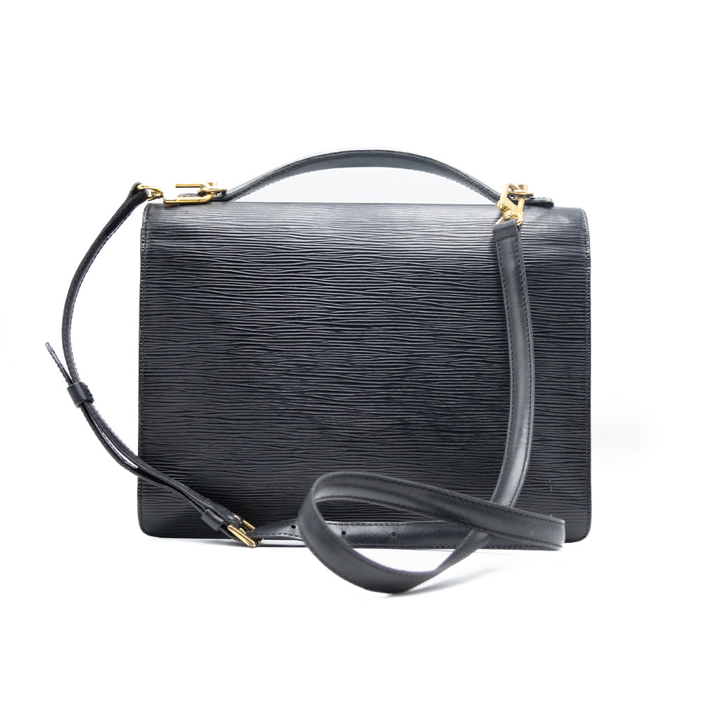 Louis Vuitton Sac à Main Monceau 28 Epi Noir