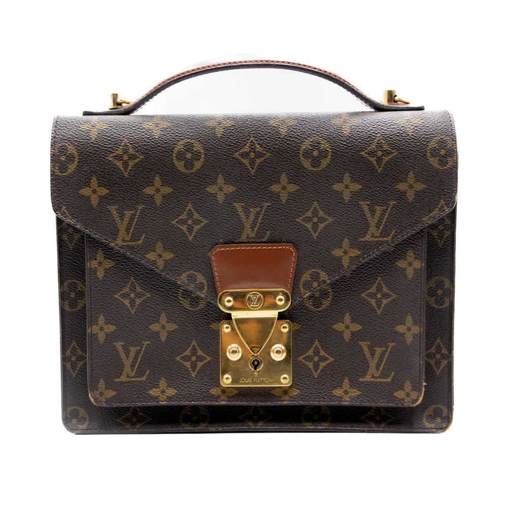 Louis Vuitton Sac à Main Monceau 28 Monogram Marron