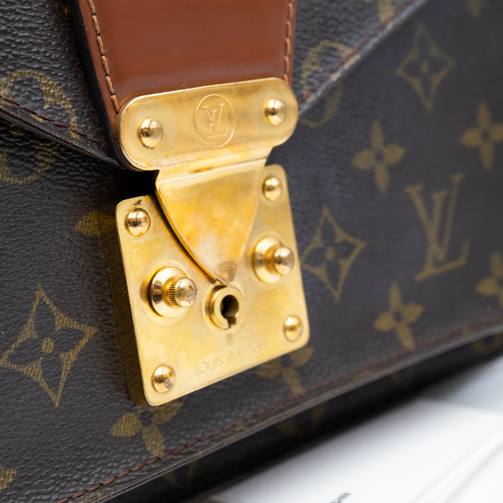 Louis Vuitton Sac à Main Monceau 28 Monogram Marron