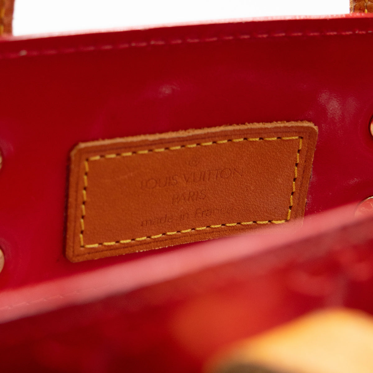 Louis Vuitton Sac à main Monogram Vernis Reade Rouge