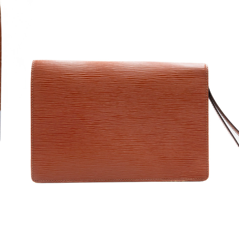 Louis Vuitton Sac à Main Sellier Epi Marron