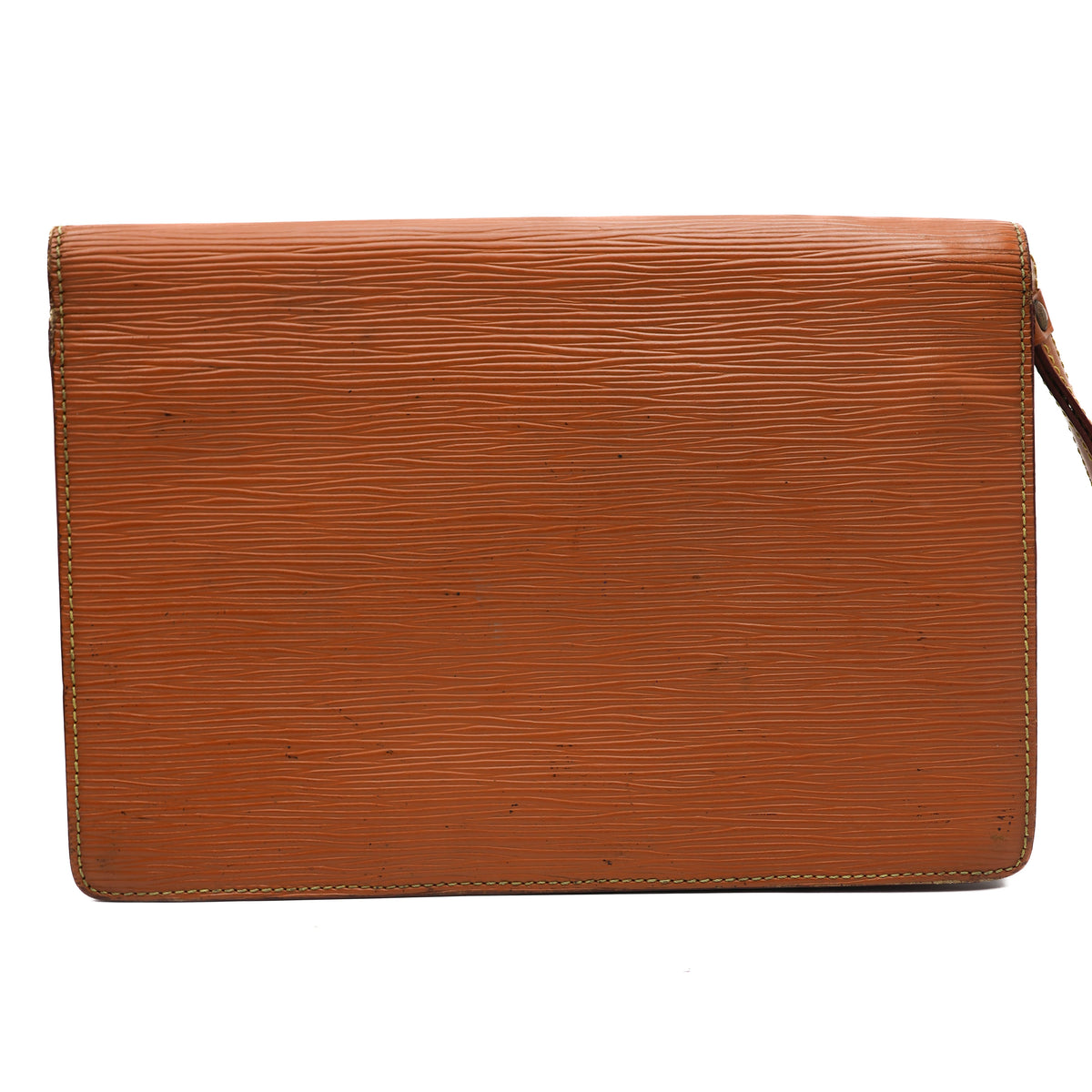 Louis Vuitton Sac à Main Sellier Epi Marron