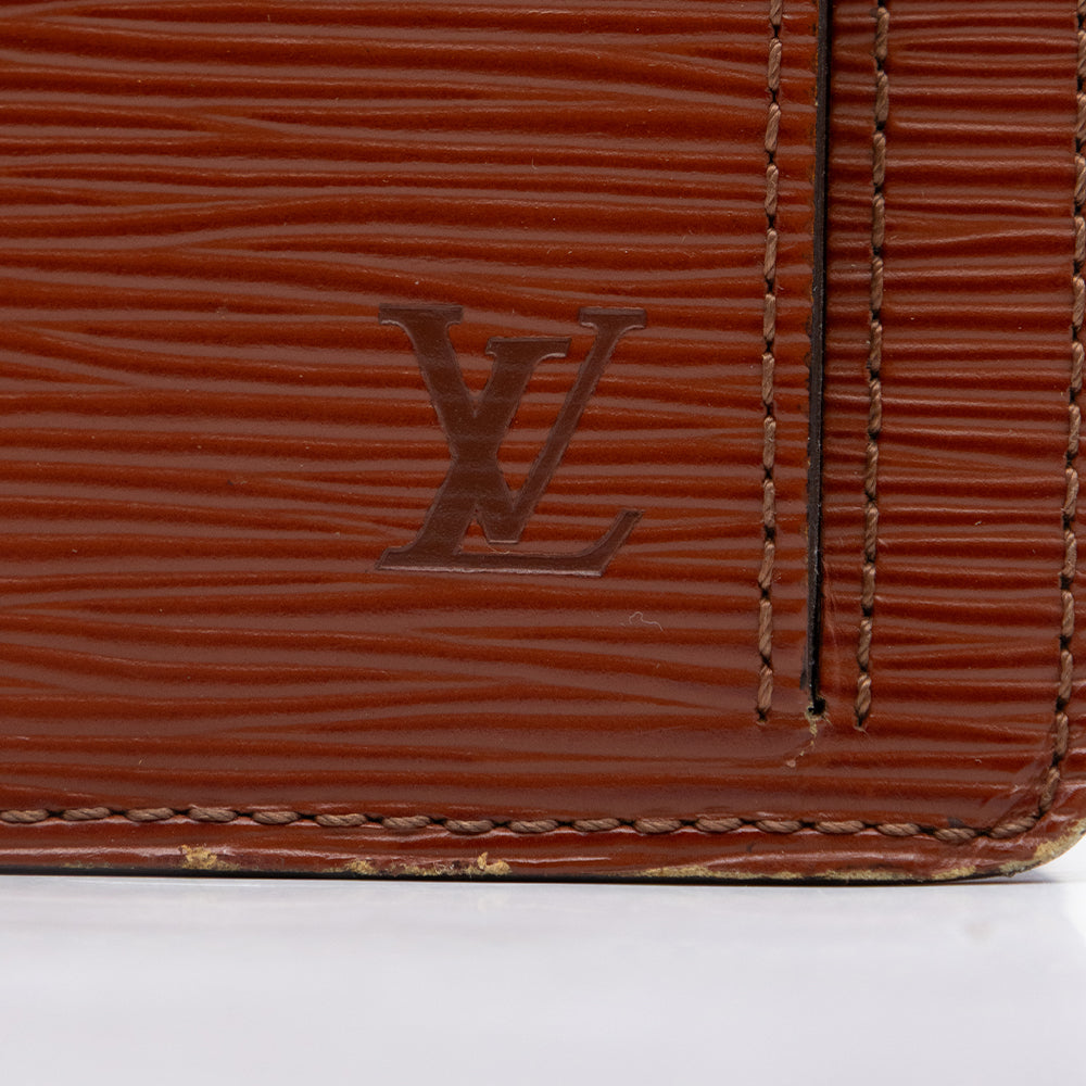 Louis Vuitton Sac à Main Sellier Epi Marron