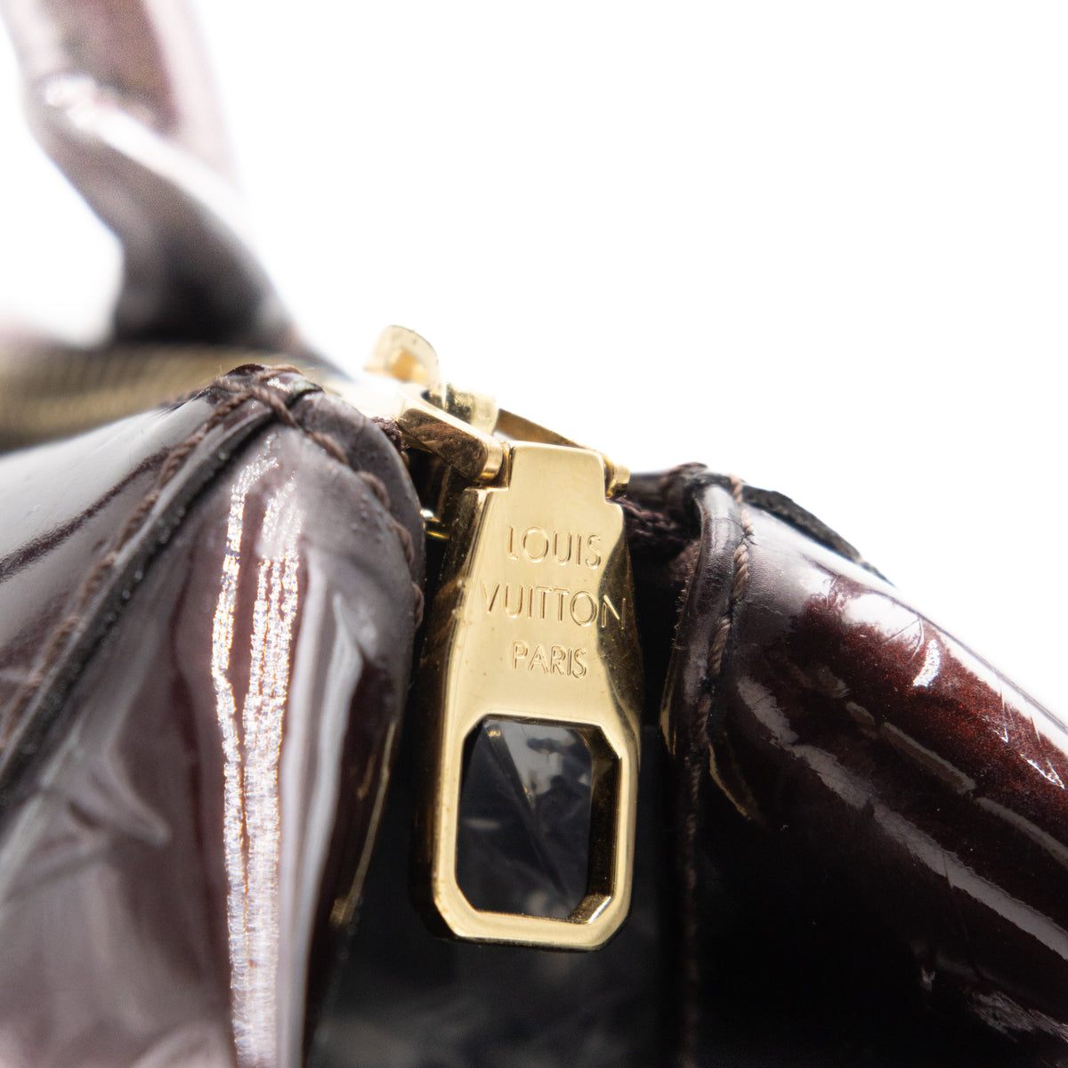 Louis Vuitton Sac à main Sherwood PM Vernis Bordeaux