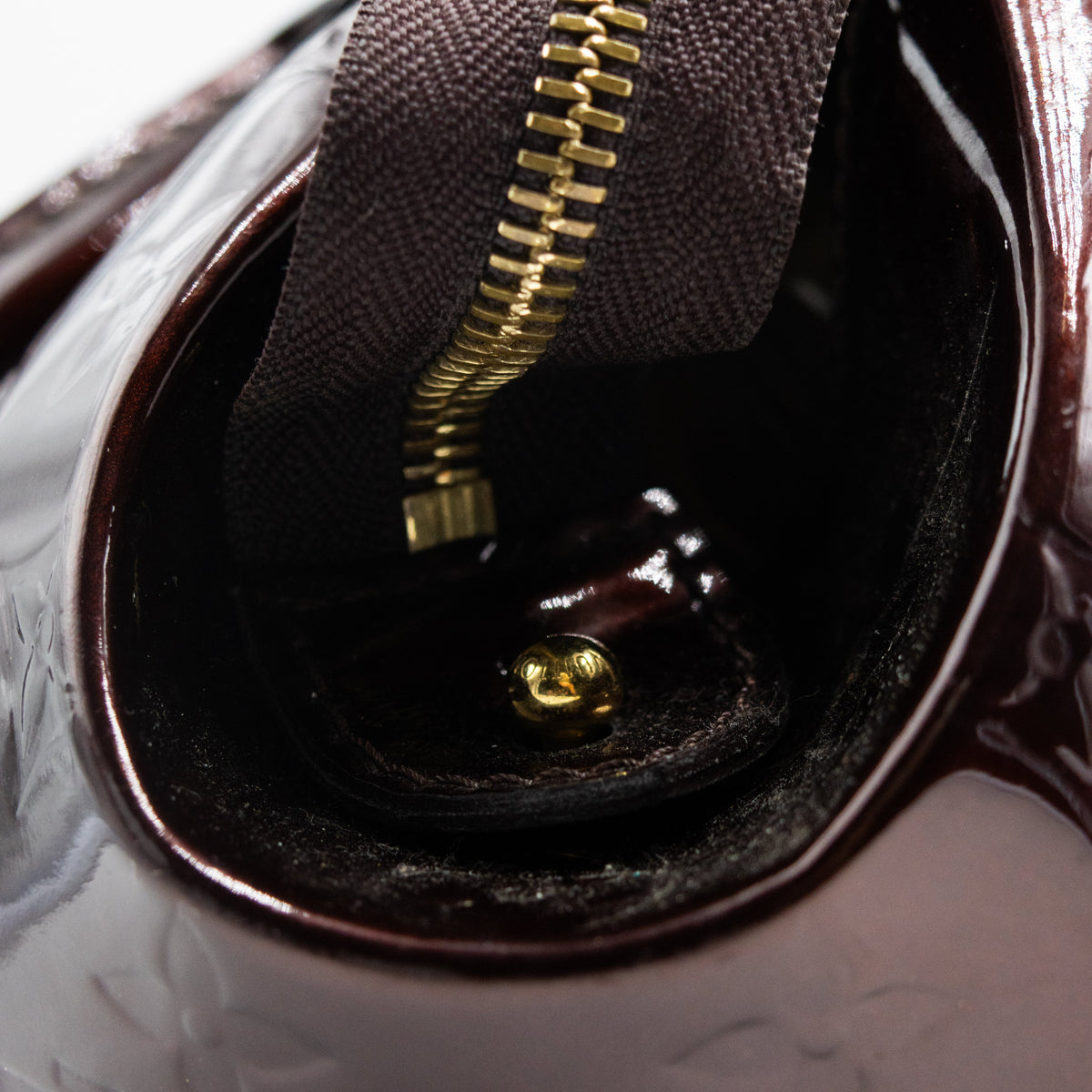 Louis Vuitton Sac à main Sherwood PM Vernis Bordeaux