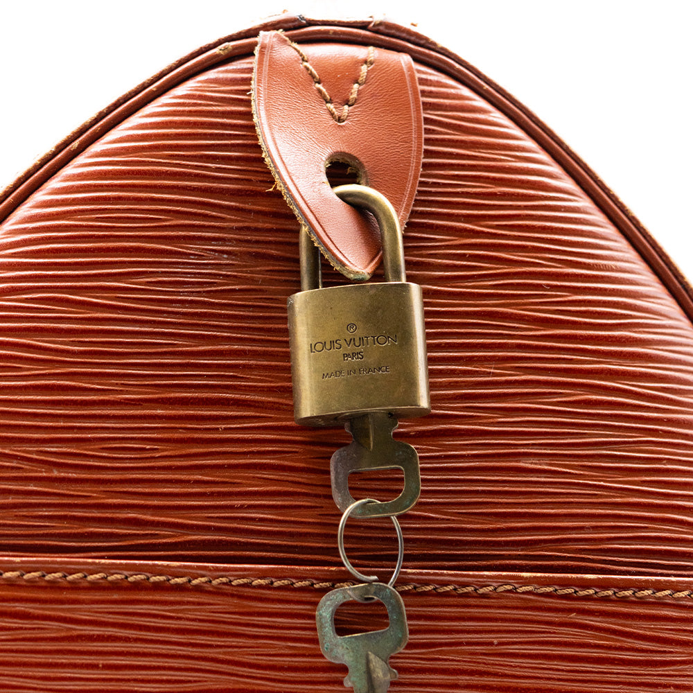 Louis Vuitton Sac à main Speedy 30 Epi Marron