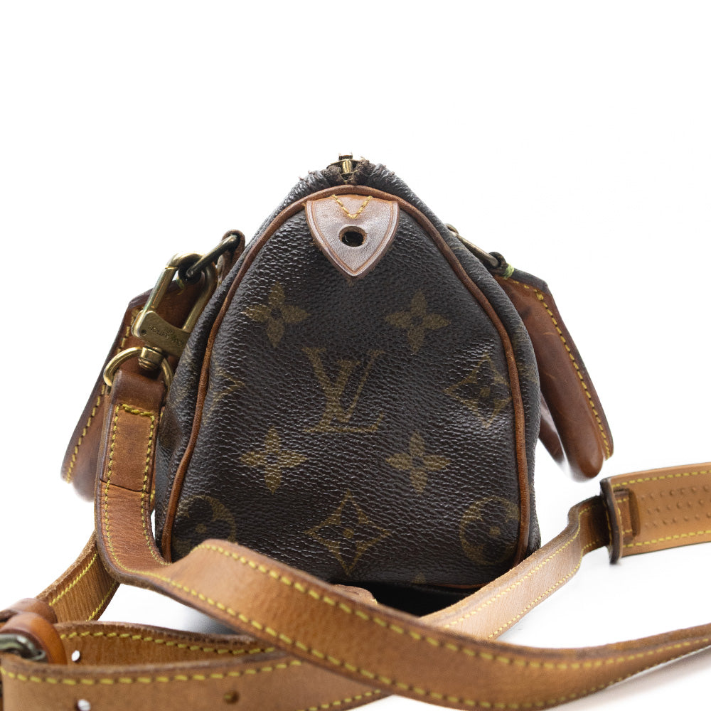 Louis Vuitton Sac à main Speedy Mini Monogram Marron