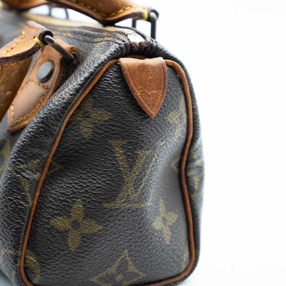 Louis Vuitton Sac à main Speedy Mini Monogram Marron