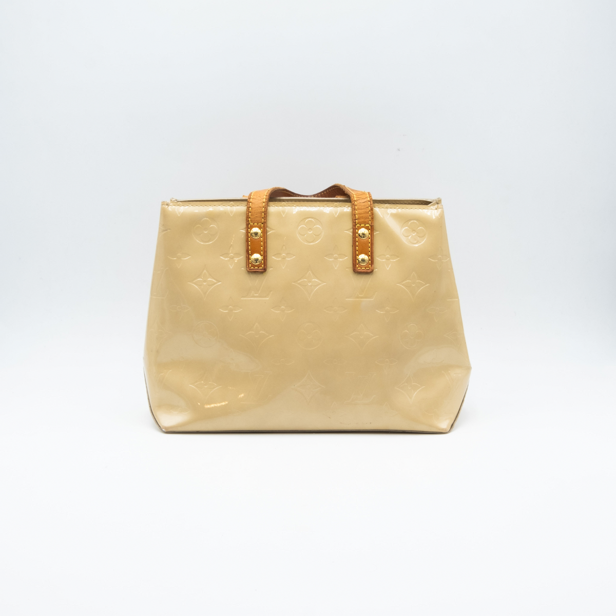 Louis Vuitton Sac à main Vernis Reade PM Beige