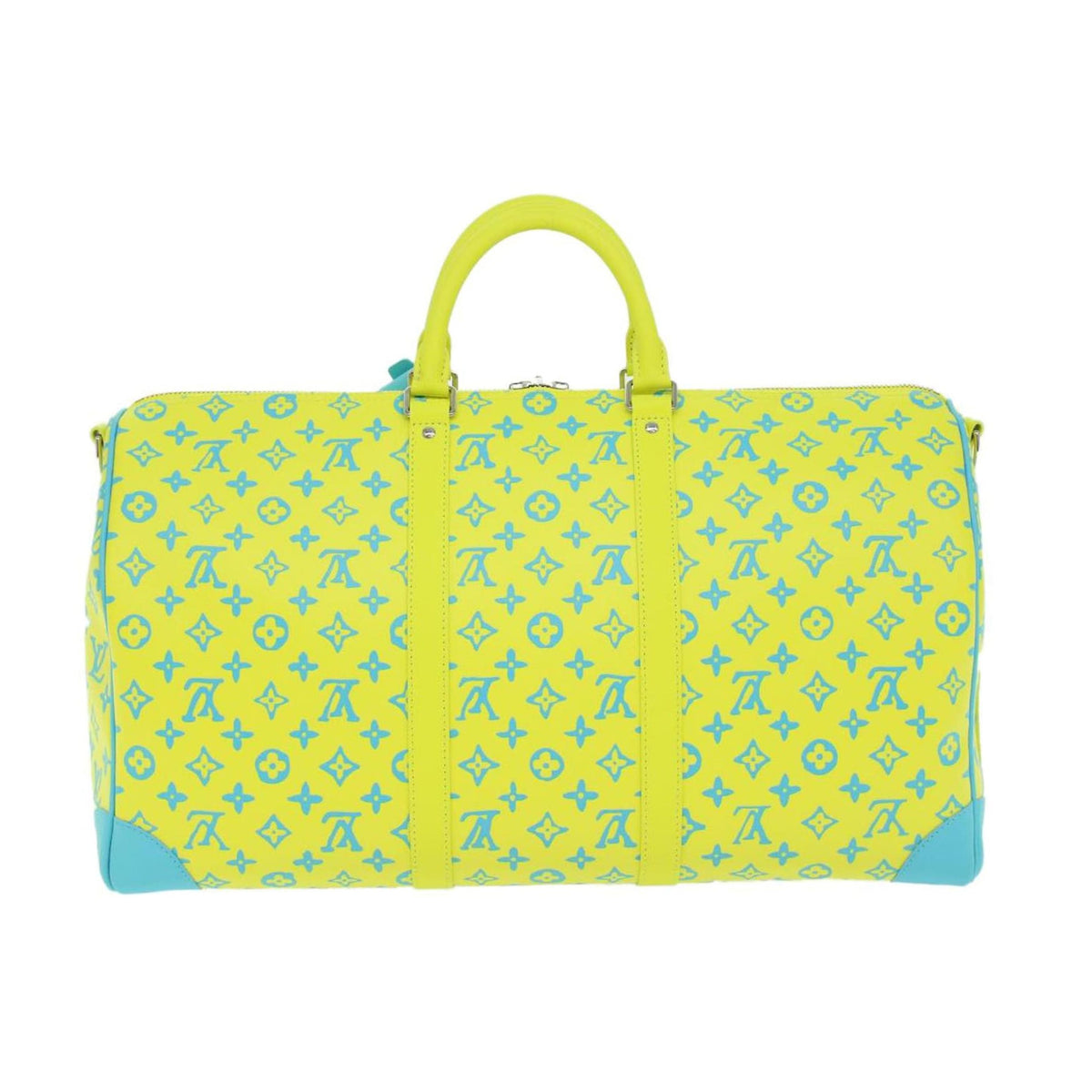 Louis Vuitton Sac de voyage Keepall 50 Neon Color Jaune Bleu