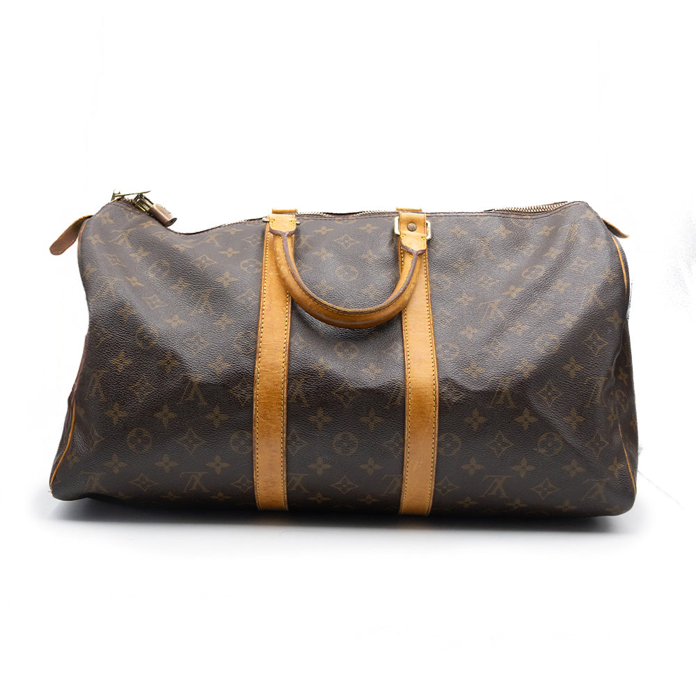 Louis Vuitton Sac de voyage Keepall 55 Monogram Marron