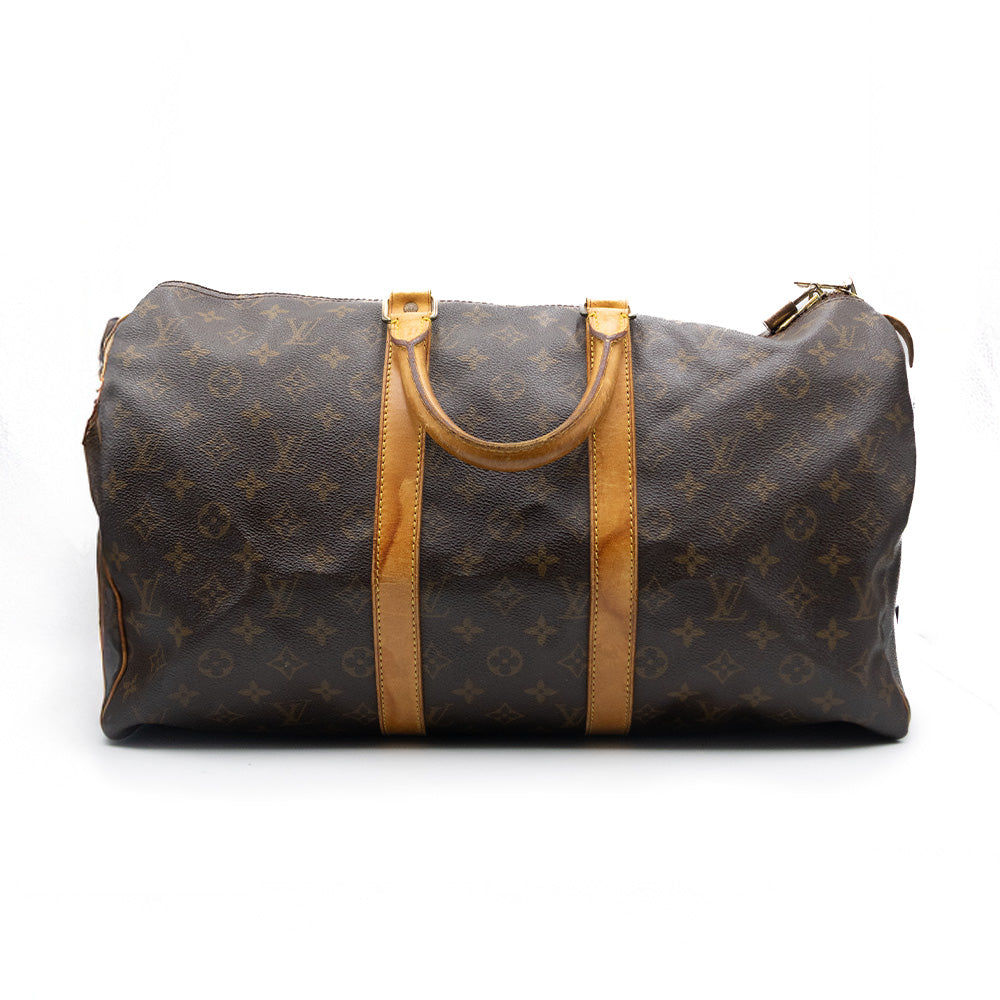 Louis Vuitton Sac de voyage Keepall 55 Monogram Marron
