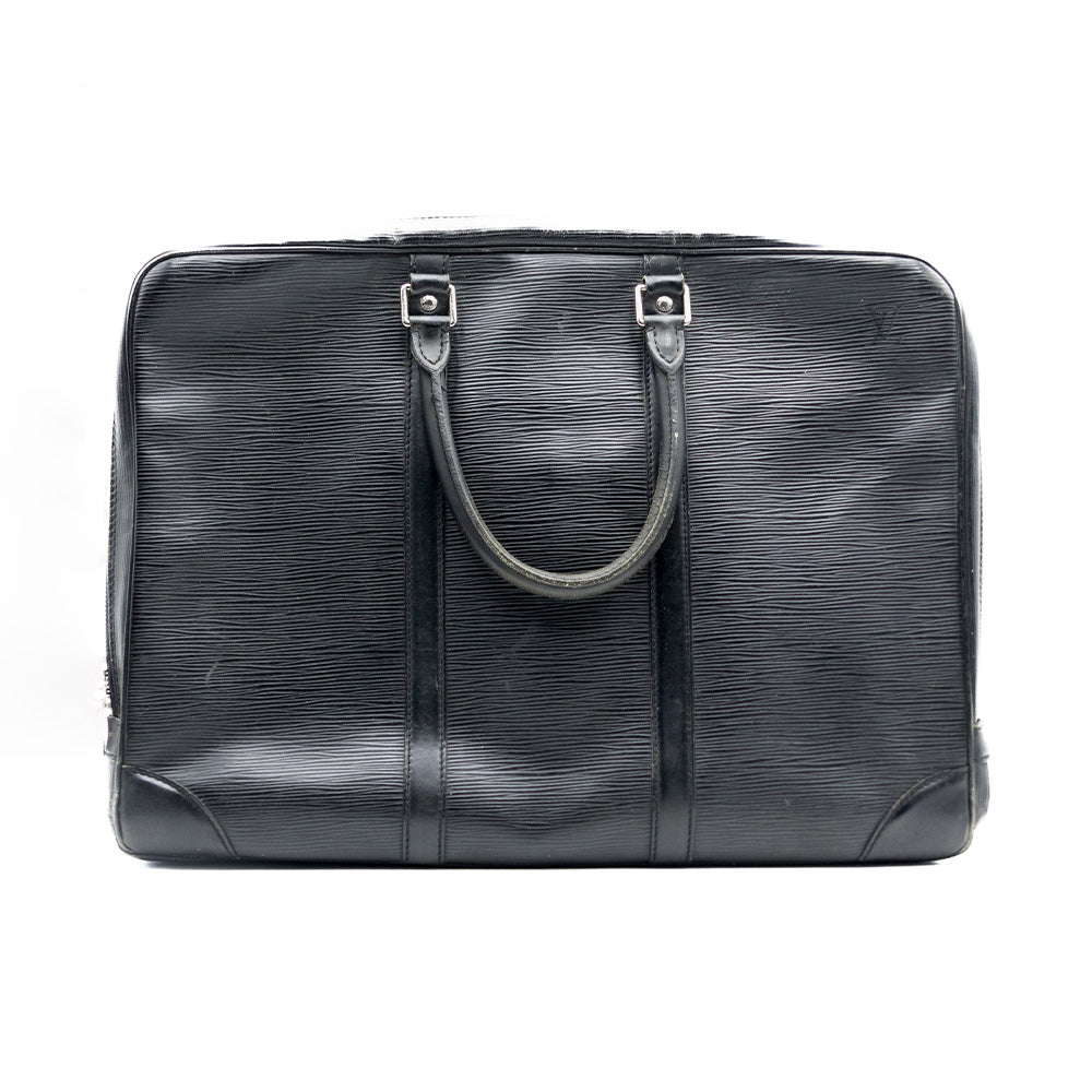 Louis Vuitton Porte Documents Taiga Epi Noir