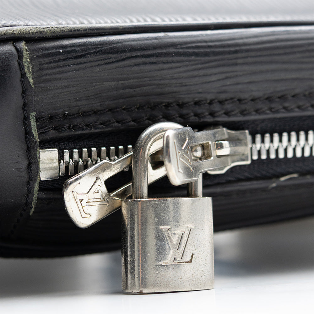 Louis Vuitton Porte Documents Taiga Epi Noir