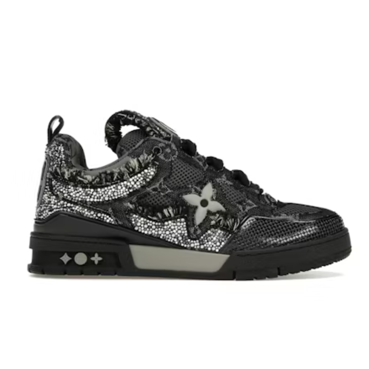 Louis Vuitton Skate Black Swarovski Monogran