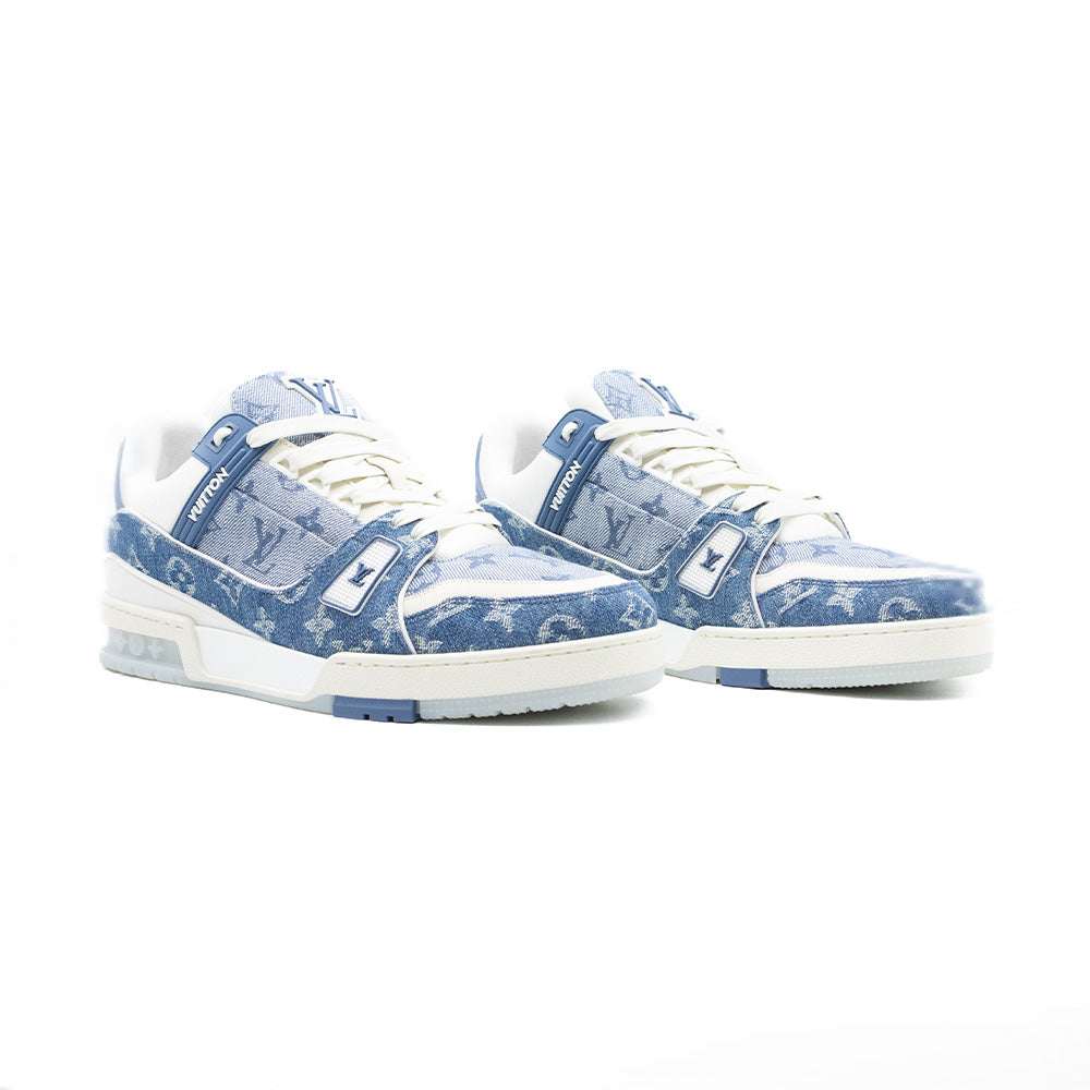 Louis Vuitton Trainer Blue Monogram Denim