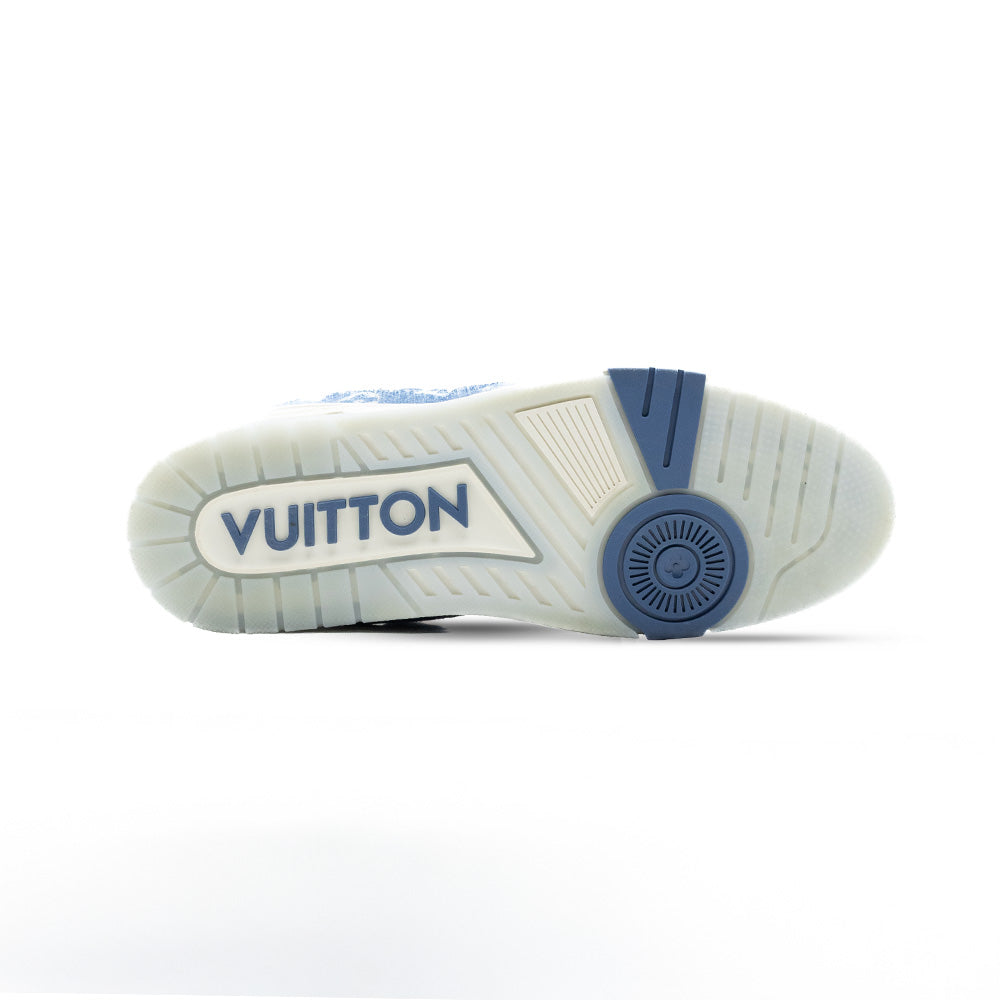 Louis Vuitton Trainer Blue Monogram Denim