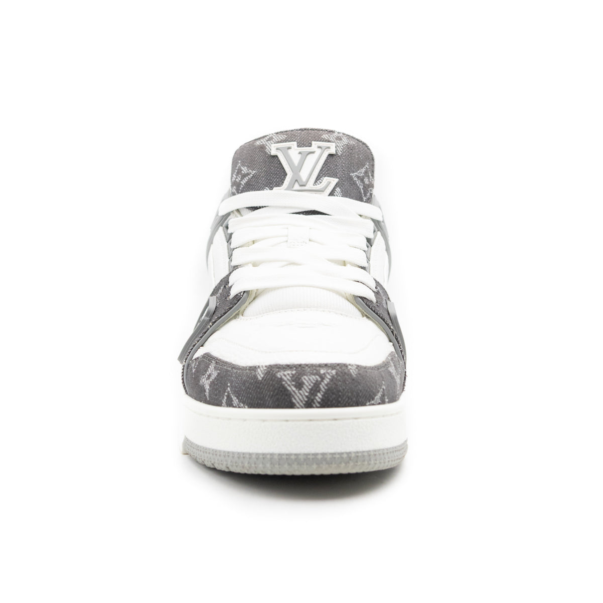 Louis Vuitton Trainer Denim Grey White