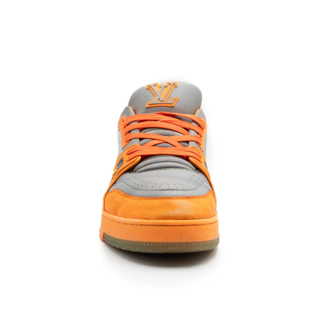 Louis Vuitton Trainer Orange Grey